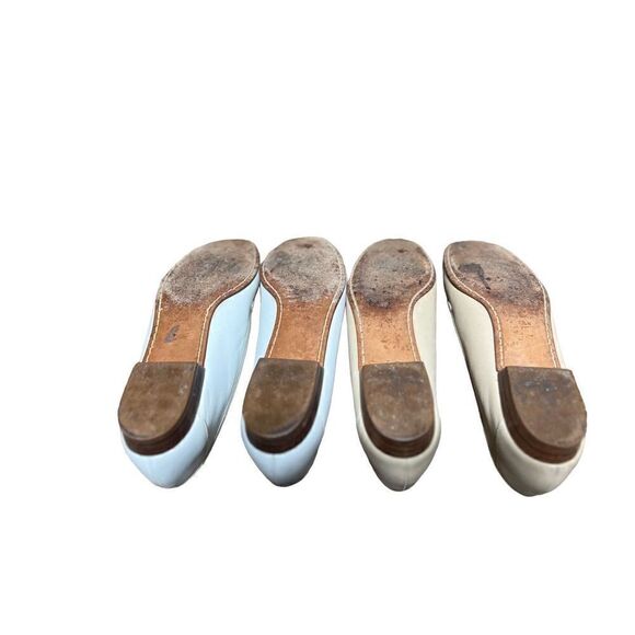 9 West Vintage Rhinestoned Leather Loafers Two Pair Size 7 - Picture 3 of 4